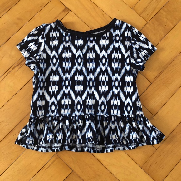 Old Navy Other - Geo print Peplum Shirt